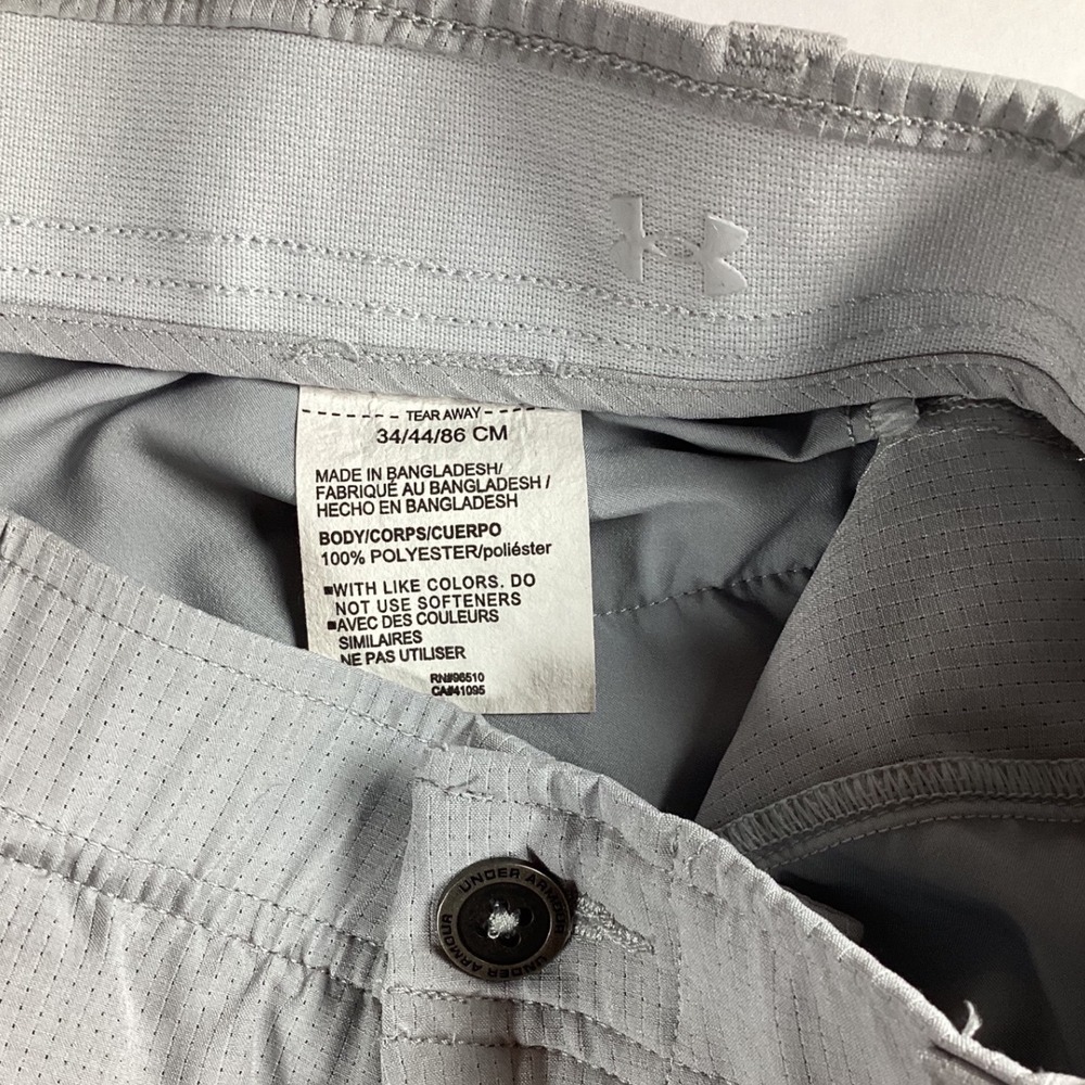 Under Armour Men's Performance Golf Shorts Size 34 Gray - Picture 4 of 8